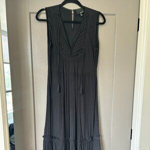 Black Grecian Style Dress
